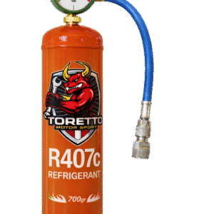 R407C 700g + Kit Pressure Gauge 5/16 | Buy HVAC Recharge Kit – Toretto